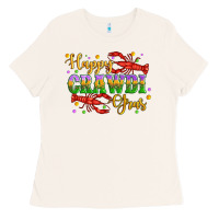 Bone happy crawdi gras with crawfish Ladies Tee - Artiststas