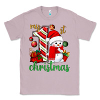Lilac My 1st. Christmas with cute snowman Classic Tee - NancyCooperArtShop