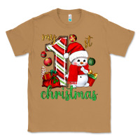 Toasted Coconut My 1st. Christmas with cute snowman Classic Tee - NancyCooperArtShop