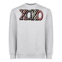 Heather Grey xoxo digital valentines day Heavyweight Sweatshirt - Bettercallsaul