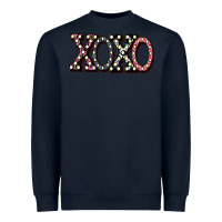 Navy xoxo digital valentines day Heavyweight Sweatshirt - Bettercallsaul