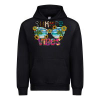 Black Summer Vibes Urban Hoodie - CowhideDigitalArt