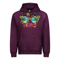 Mauve Wine Summer Vibes Urban Hoodie - CowhideDigitalArt