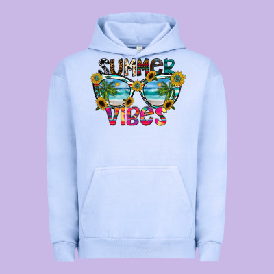 Summer Vibes Urban Hoodie Designed By Cowhidedigitalart