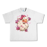 Pink Christmas Santa Claus Urban Heavy Tee | Teevron