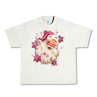 Pistachio pink christmas santa claus Urban Heavy Tee - MaliasSmallBusiness