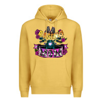 Antique Gold Racing mom Mother's Day Premium Hoodie - HowdyJamesFarm
