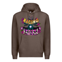 Coffee Racing mom Mother's Day Premium Hoodie - HowdyJamesFarm