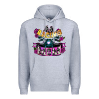 Heather Grey Racing mom Mother's Day Premium Hoodie - HowdyJamesFarm