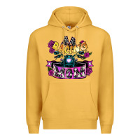 Mustard Racing mom Mother's Day Premium Hoodie - HowdyJamesFarm