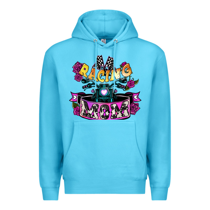 Racing Mom Mother's Day Premium Hoodie by HowdyJamesFarm | Teevron