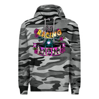 Slate Camo Racing mom Mother's Day Premium Hoodie - HowdyJamesFarm