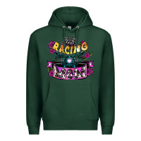 Sports Green Racing mom Mother's Day Premium Hoodie - HowdyJamesFarm