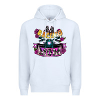 White Racing mom Mother's Day Premium Hoodie - HowdyJamesFarm