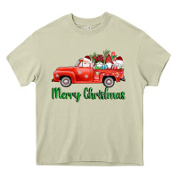 Mossy merry christmas truck gnomes Heavy Core Tee - AdoDesignShop