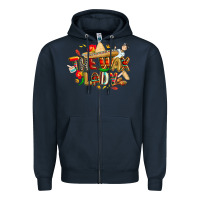 Navy cinco de mayo the wax lady Zipper Hoodie - CowGirlArtShop