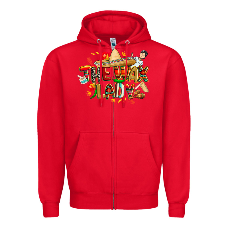Cinco De Mayo The Wax Lady Zipper Hoodie by CowGirlArtShop | Teevron