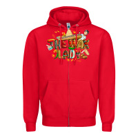 Red cinco de mayo the wax lady Zipper Hoodie - CowGirlArtShop