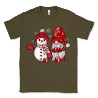 Army Green snowman gnome Classic Tee - JahusDesignShop