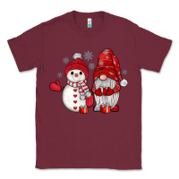 Burgundy snowman gnome Classic Tee - JahusDesignShop