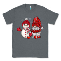 Charcoal Heather snowman gnome Classic Tee - JahusDesignShop