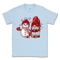 Dusty Blue snowman gnome Classic Tee - JahusDesignShop