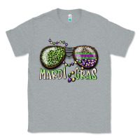 Heather Grey mardi gras Classic Tee - SublimationCraftShop