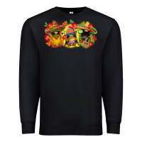 Black Cinco de mayo gnomies Premium Sweatshirt - FaDigitalArtStudio