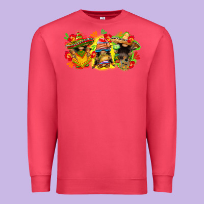 Cinco De Mayo Gnomies Premium Sweatshirt Designed By Fadigitalartstudio