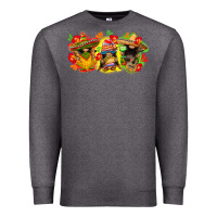 Charcoal Heather Cinco de mayo gnomies Premium Sweatshirt - FaDigitalArtStudio