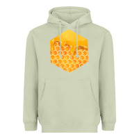 Matcha honeycomb fa element Heavyweight Hoodie - FaDigitalArtStudio