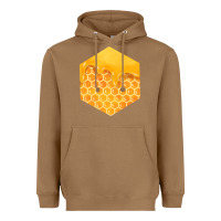 Toasted Coconut honeycomb fa element Heavyweight Hoodie - FaDigitalArtStudio