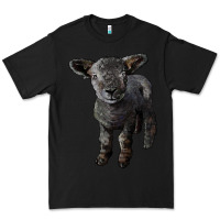 Black southdown baby sheep Premium Tee - LillyAllenDesigns