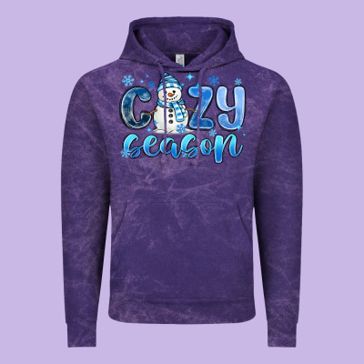 Cozy Season Vintage Hoodie Designed By Maliassmallbusiness