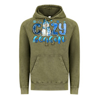 Vintage Olive cozy season Vintage Hoodie - MaliasSmallBusiness