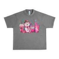 Tornado pink christmas snowman coffee cups Urban Heavy Tee - MaliasSmallBusiness