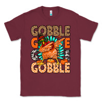 Burgundy Gobble Gobble Gobble Classic Tee - MaliasSmallBusiness