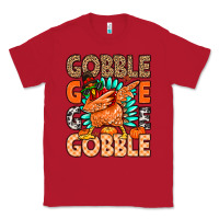 Red Gobble Gobble Gobble Classic Tee - MaliasSmallBusiness