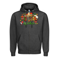 Charcoal Heather cinco de mayo postal worker Zipper Hoodie - CowGirlArtShop