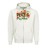 Oatmeal Heather cinco de mayo postal worker Zipper Hoodie - CowGirlArtShop