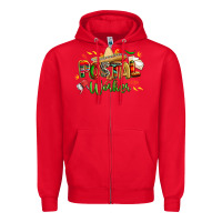 Red cinco de mayo postal worker Zipper Hoodie - CowGirlArtShop