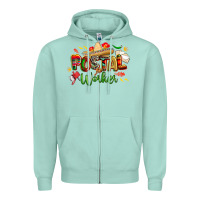 Seafoam cinco de mayo postal worker Zipper Hoodie - CowGirlArtShop