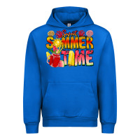 Cobalt Sweet Summer Time Urban Hoodie - CowhideDigitalArt