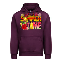 Mauve Wine Sweet Summer Time Urban Hoodie - CowhideDigitalArt