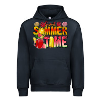 Navy Sweet Summer Time Urban Hoodie - CowhideDigitalArt
