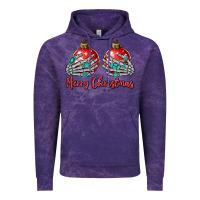 Cloud Purple merry christmas Vintage Hoodie - MaliasSmallBusiness