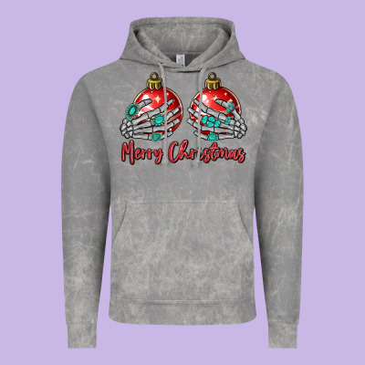Merry Christmas Vintage Hoodie Designed By Maliassmallbusiness
