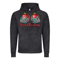 Vintage Black merry christmas Vintage Hoodie - MaliasSmallBusiness