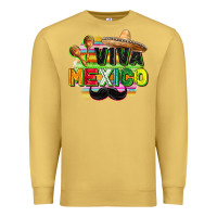 Antique Gold Viva Mexico Premium Sweatshirt - FaDigitalArtStudio