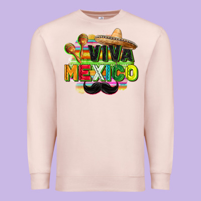Viva Mexico Premium Sweatshirt Designed By Fadigitalartstudio